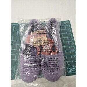 Dearfoams Women's Memory Foam Slippers Smokey Purple XL US Size 11-12